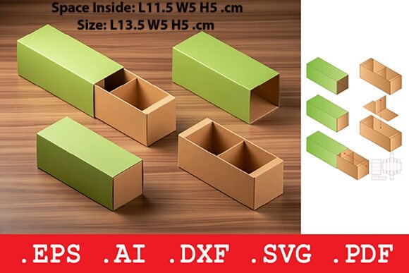 Double Compartment Slide Sleeve Box Embroidery Design Review