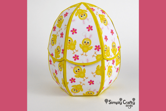 Easter Egg Box SVG: A 3D Graphic Design Asset for Springtime Publishing