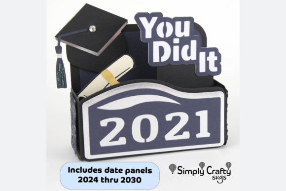 Graduation You Did It Box Card SVG Review