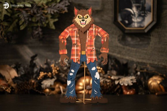 Jointed Werewolf SVG: A 3D Halloween Editorial Asset Review