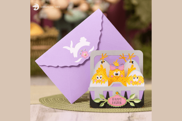 My Little Chickadees Box Card SVG