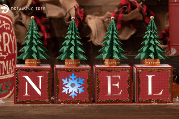 Noel Light Up SVG: 3D SVG Centerpieces for Blog Graphics