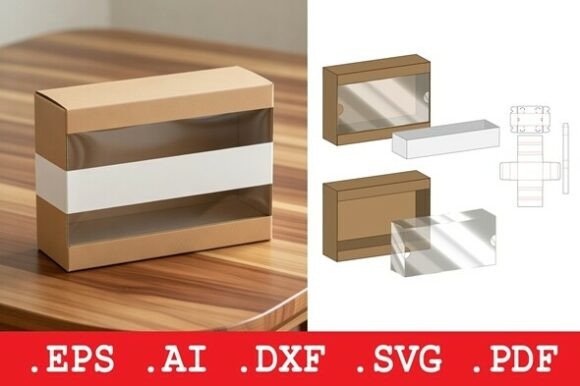 Rectangular Gift Box with Display Window: A 3D SVG Object for Polished Web Publishing