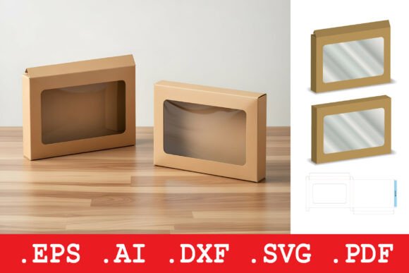 Rectangular Window Display Box: A 3D SVG Object for Polished Web Content