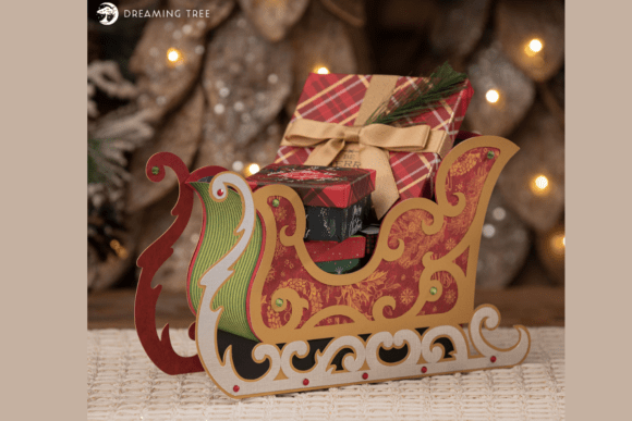 Santa Sleigh SVG: 3D Christmas Craft Review