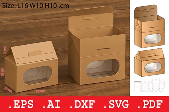 Slanting Lid Display Box: A 3D SVG Object for Modern Branding