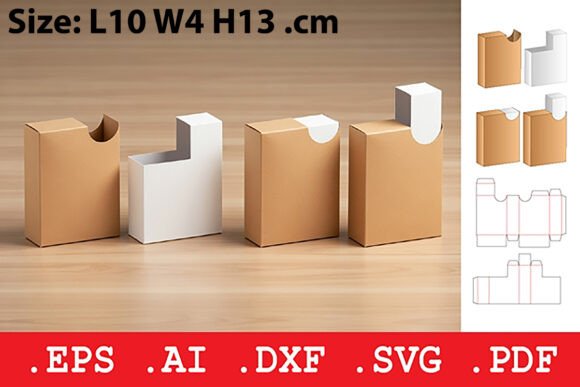 Slide Up Display Box: A 3D SVG Asset for Objects with Visual Impact