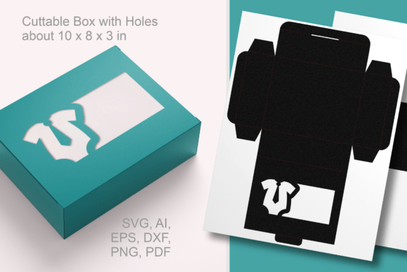 Suit N Necktie Boy Baby Shower 3D SVG Favor Box Review