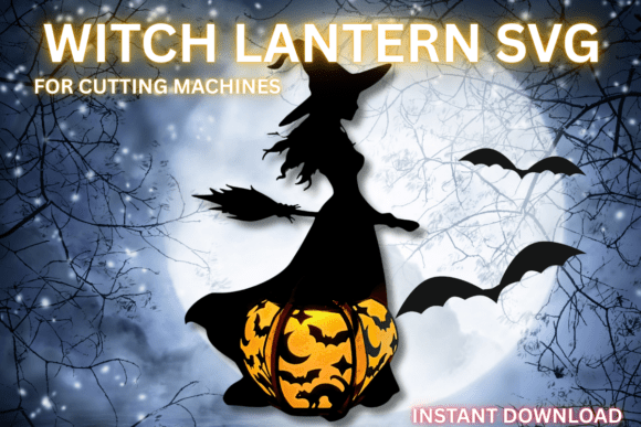 Witch Lantern Cutting Machine SVG: A 3D Halloween Branding Review